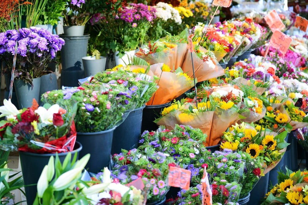 Blumen, Valentinstag