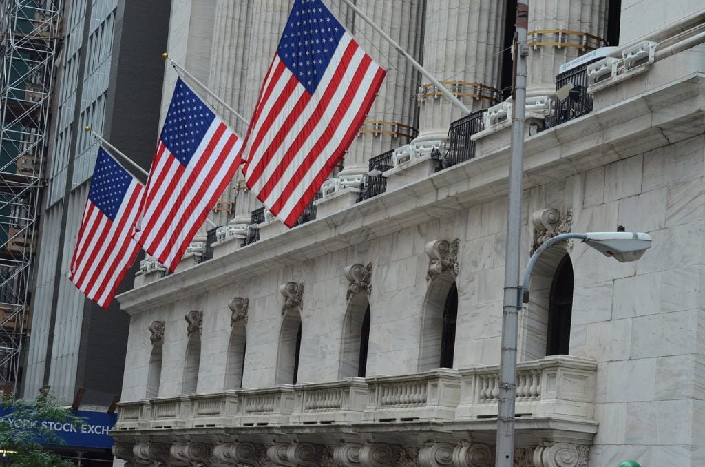 New Yorker Börse an der Wall Street