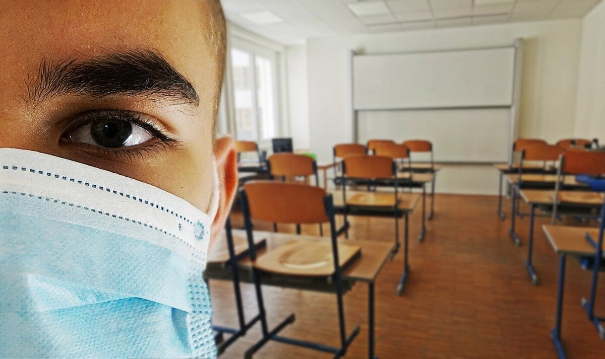 Mund-Nase-Schutz in Schulen