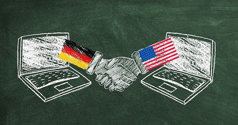 Virtuelle Zusammenarbeit USA Deutschland So
